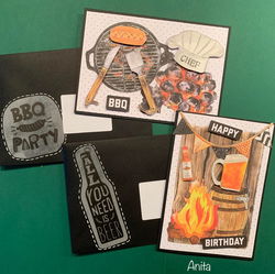 Set 18 Artiez cards 2 stoere mannen kaarten nu voor 3 euro