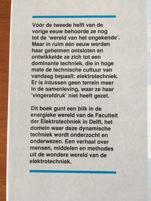 De energieke wereld van de elektrotechniek (TU Delft) - Cor van Groningen - Afbeelding 2