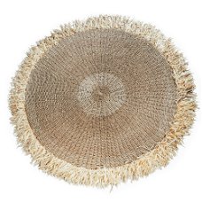 Rond Vloerkleed Raffia Fringed – Boho Style – 200 cm