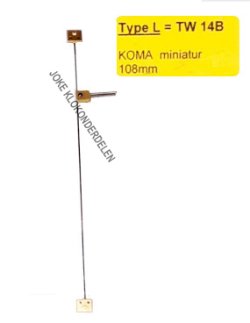 =Slingerveer = Jaarpendule = Koma miniatuur =42920