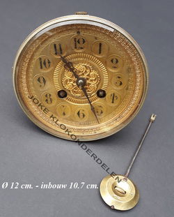 = Frans pendule uurwerk = AD. Mougin =42914