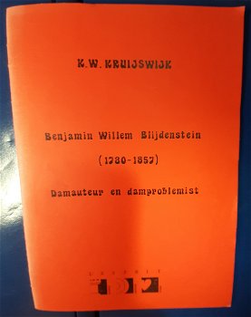 Benjamin Willem Blijdenstein (1780-1857) Damauteur en damproblemist - 0