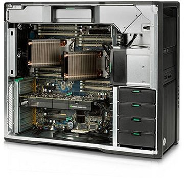 HP Z840 2x Xeon 6C E5-2620 V3, 2.400Ghz, 32GB (2x16GB) DDR4, 256GB SSD + 3TB HDD/DVDRW, - 2
