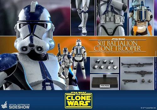 Hot Toys SW The Clone Wars Clone Trooper 501st TMS022 - 0