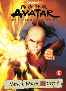 Avatar: De Legende Van Aang - Natie 1: Water (DVD) Deel 4  Nieuw Nickelodeon  