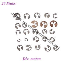 = 25 Wisselrad schijfjes / E clips =42937
