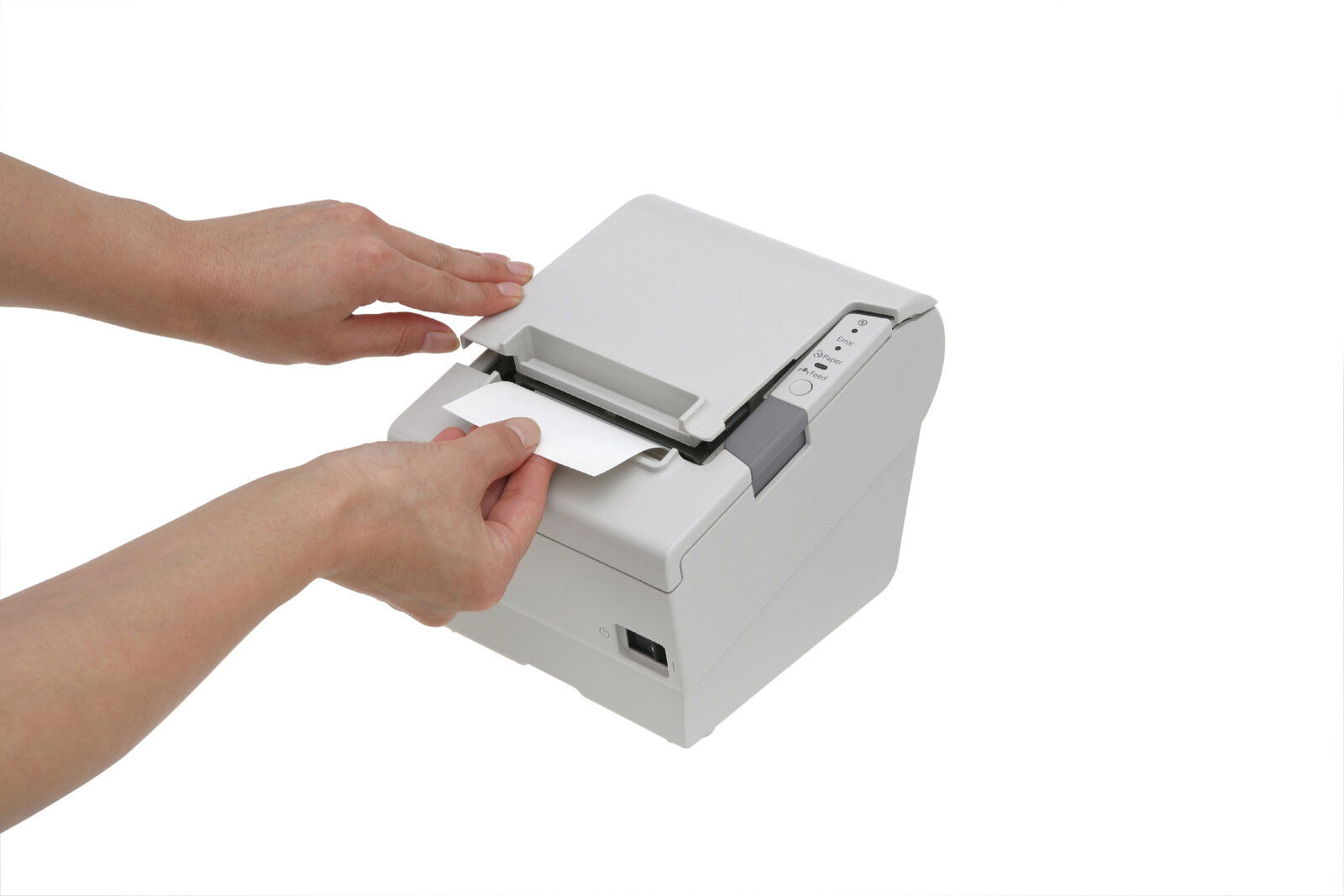 Epson TM-T88V, USB, powered-USB, licht grijs C31CA85052 direct thermisch bonprinter - Afbeelding 4