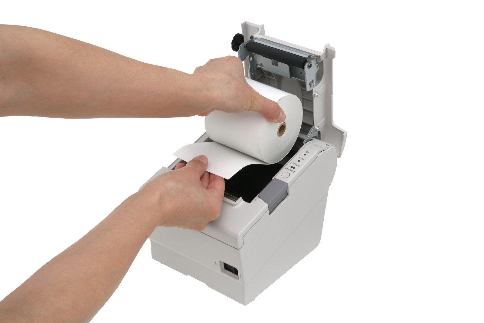 Epson TM-T88V, USB, powered-USB, licht grijs C31CA85052 direct thermisch bonprinter - Afbeelding 5