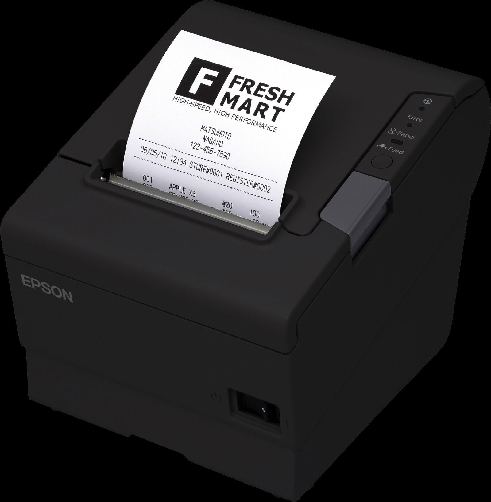 Epson TM-T88V, USB, powered-USB, donkergrijs C31CA85051 direct thermisch bonprinter - Afbeelding 7