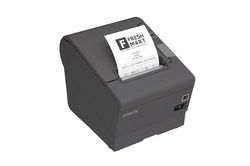 Epson TM-T88V USB WLAN donkergrijs C31CA85321B0 direct thermisch bonprinter