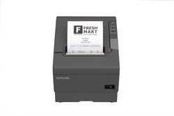 Epson TM-T88V USB Ethernet donkergrijs C31CA85654WB direct thermisch bonprinter