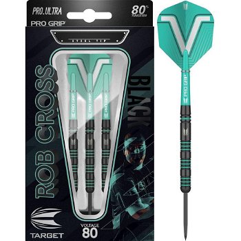 Target steeltip darts Rob Cross Black 80% tungsten - 0