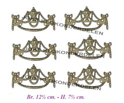 = 6 Lade / Kastgrepen = oud =42736