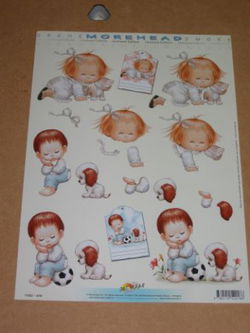 3D Knipvel (A4) --- MOREHEAD --- Nr. 11052-018 --- Kinderen