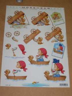 3D Knipvel (A4) --- MOREHEAD --- Nr. 11052-007 --- Buiten spelen