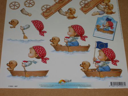 3D Knipvel (A4) --- MOREHEAD --- Nr. 11052-007 --- Buiten spelen - Afbeelding 3