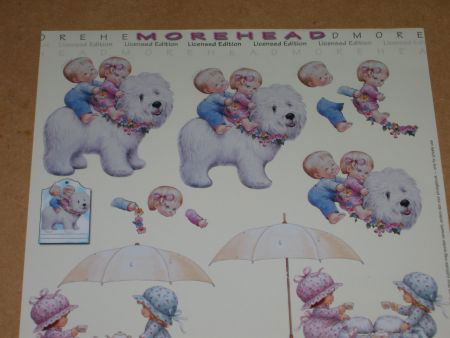 3D Knipvel (A4) --- MOREHEAD --- Nr. 11052-071 --- Kinderen met een grote hond - Afbeelding 2