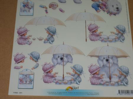 3D Knipvel (A4) --- MOREHEAD --- Nr. 11052-071 --- Kinderen met een grote hond - Afbeelding 3