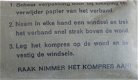 Verband Pakje, Nood, 16x10cm, Koninklijke Landmacht, 1966.(Nr.1) - 3 - Thumbnail