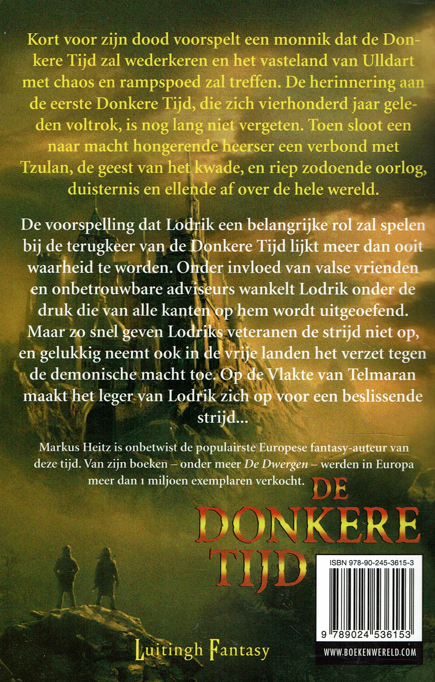 VERKOCHT Markus Heitz = Het teken van de duistere god - donkere tijd 3 - Afbeelding 2