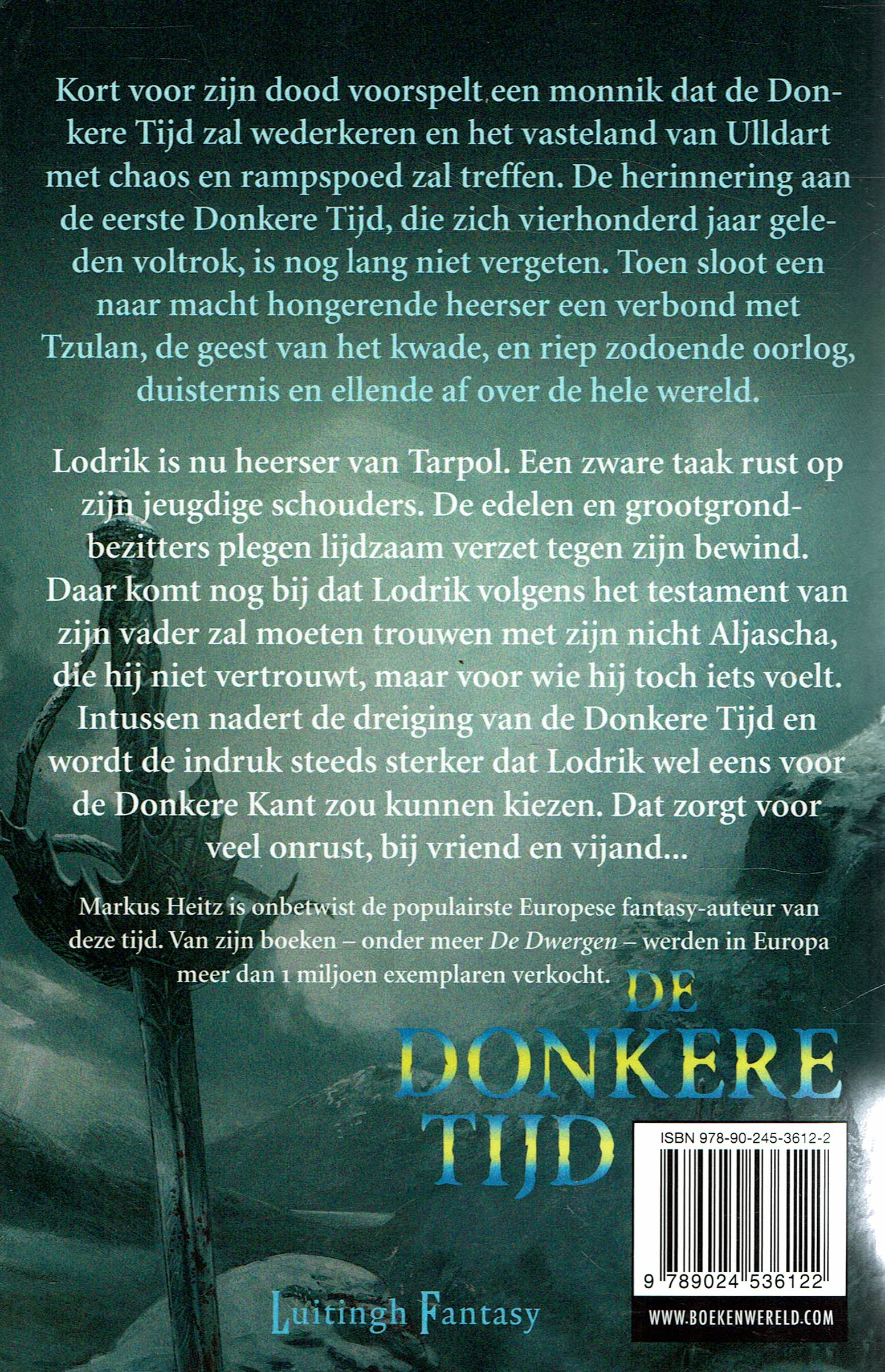 VERKOCHT Markus Heitz = De orde van het zwaard - donkere tijd 2 op - Afbeelding 2