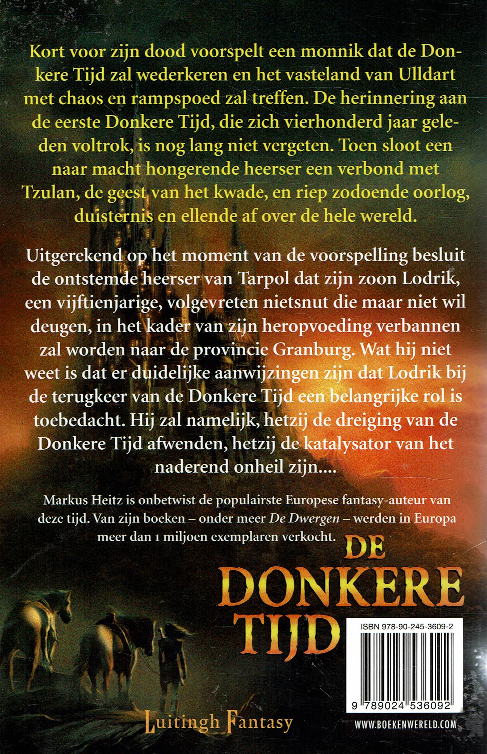 VERKOCHT Markus Heitz = Schaduwen boven Ulldart - donkere tijd 1 2 - Afbeelding 2