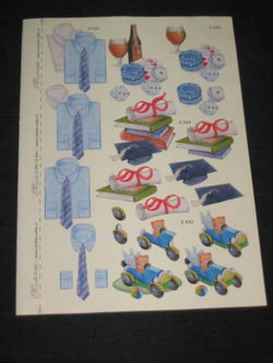 3D Knipvel (A4) --- MIREILLE --- Nr. EEE04 --- Diverse afbeeldingen