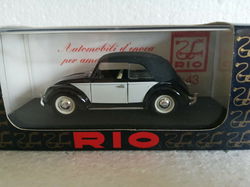 1:43 Rio SL042 Volkswagen Kever Karmann Cabrio 1949 closed