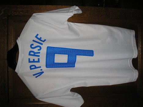 Shirt :van persie, nr 9 - maat 158, met broek, i.p.st. - 1