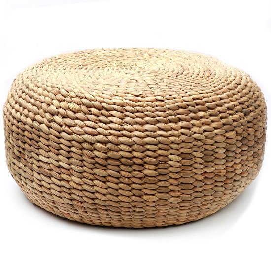 Poef Hyacinth in Naturel – Boho Style - Afbeelding 2