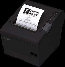 Epson TM-T88V, USB, WLAN, zwart C31CA85033B0 direct thermisch bonprinter