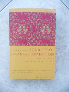 Sources of Japanese tradition 1600 to 2000 Volume 2.