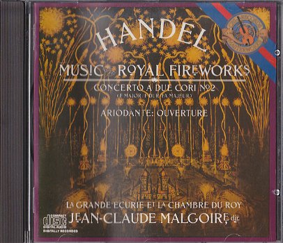 Jean-Claude Malgoire ‎- Georg Friedrich Händel, ‎– Music For The Royal Fireworks (CD) - 0