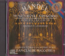 Jean-Claude Malgoire ‎-  Georg Friedrich Händel,   ‎– Music For The Royal Fireworks  (CD)