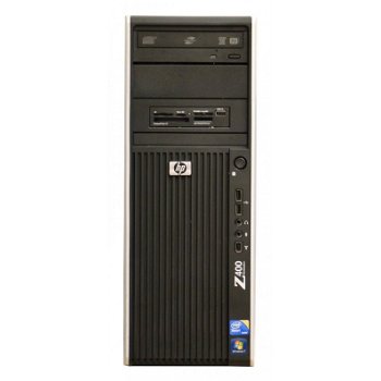 HP Z400 Workstation W3550 3.0GHz 8GB DDR3, 128GB SSD + 1TB HDD/DVDRW Quadro 2000 Win 10 Pro - 0