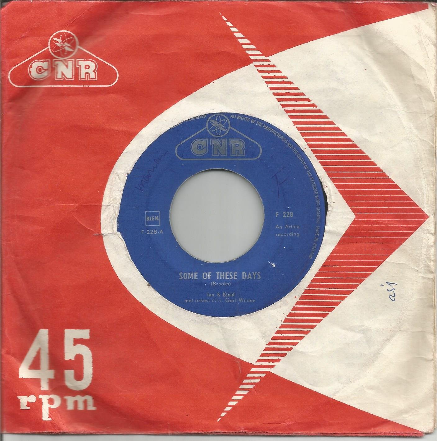 Jan & Kjeld – Some Of These Days (1960) - nr. 1