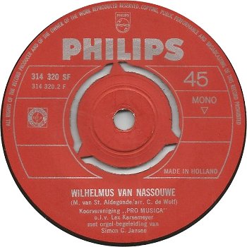 Het Residentie-Orkest - Wilhelmus Van Nassouwe (1965) - 2