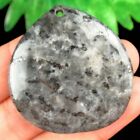 40x40x6mm Natural Larvikite kettinghanger,