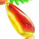 53x24x5mm Red Onyx Agate druppelvormige kettinghanger,