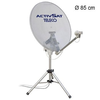 Teleco Activsat 85T Smart DiSEqC Transparant 85cm Twin - 0