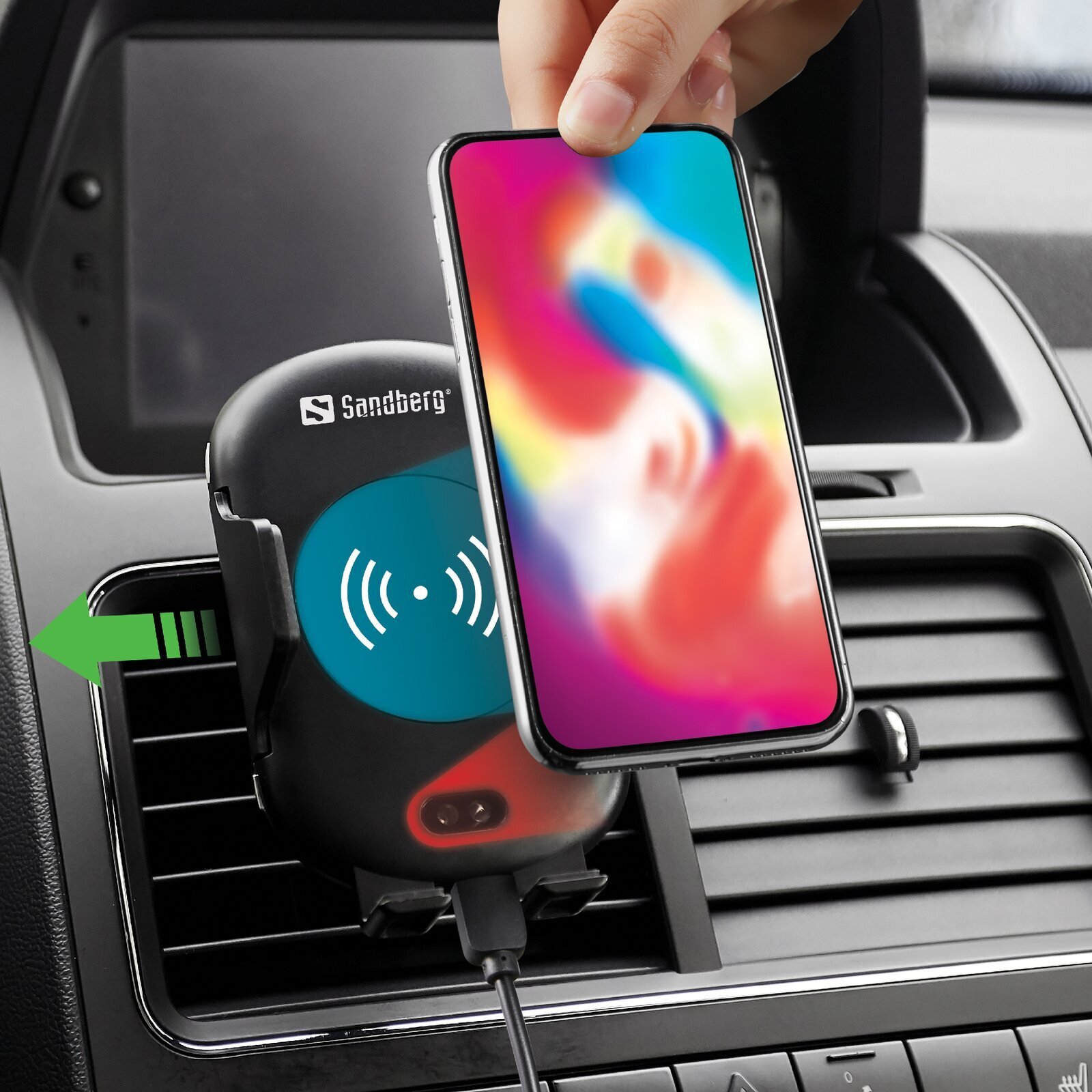 In Car Wireless Charger IR 10W mobiele telefoon houder en draadloze oplader in auto - Afbeelding 5