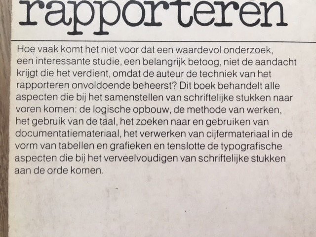 Schriftelijk rapporteren - H. de Boer e.a. - Afbeelding 2