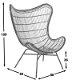 Prachtige Rotan Stoel Butterfly - Fauteuil - 3 - Thumbnail