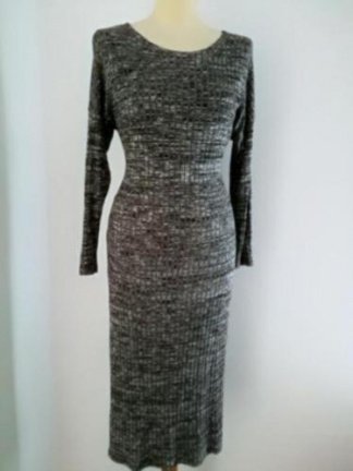 DIDI shirt jurk grijs lange mouwen 38 - 40 medium - Afbeelding 3