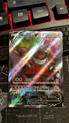 Rhyperior V  181/189  Full Art Ultra Rare Sword & Shield: Darkness Ablaze