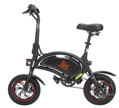 KUGOO Kirin B1 Pro Folding Moped Electric Bike E-Scooter with Pedals 250W - 0