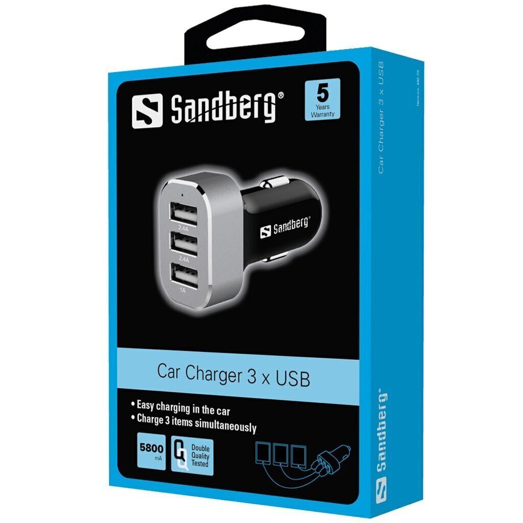 Multi Car Charger 3x USB lader MP4, Smartphone, Tablet - Afbeelding 4