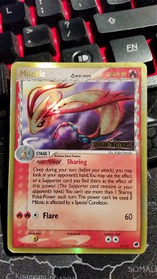 Milotic (Delta Species)  5/101 Holo  (reverse) Ex Dragon Frontiers gebruikt