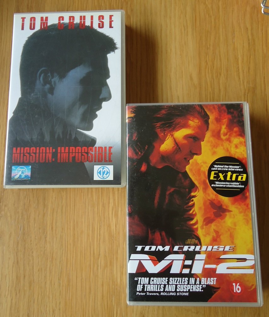 Te koop "Mission Impossible I en II" op nieuwe VHS-video. - Afbeelding 8