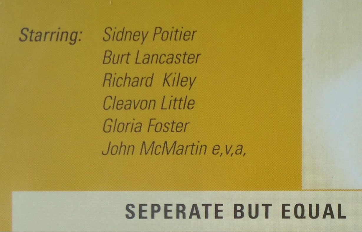 De miniserie "Separate But Equal" met Sidney Poitier op VHS. - Afbeelding 8